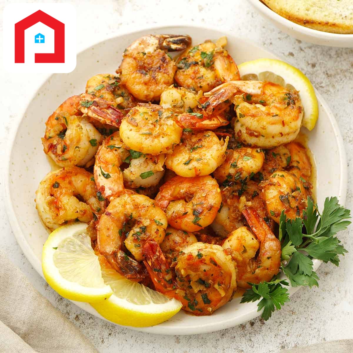 Prawn Garlic and Paper