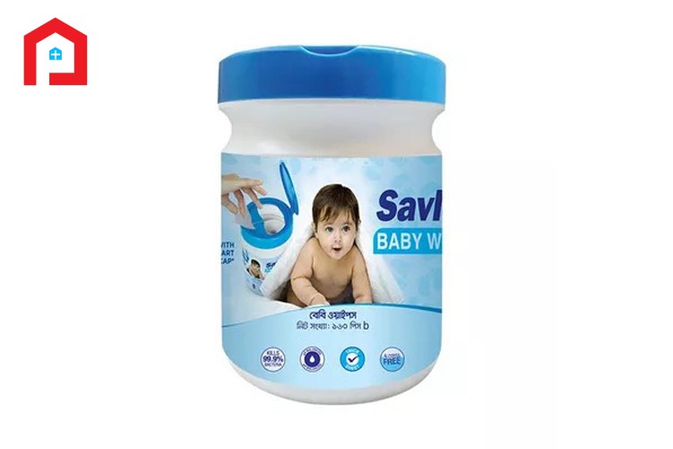 savlon Baby Wipes Jar 160 piece