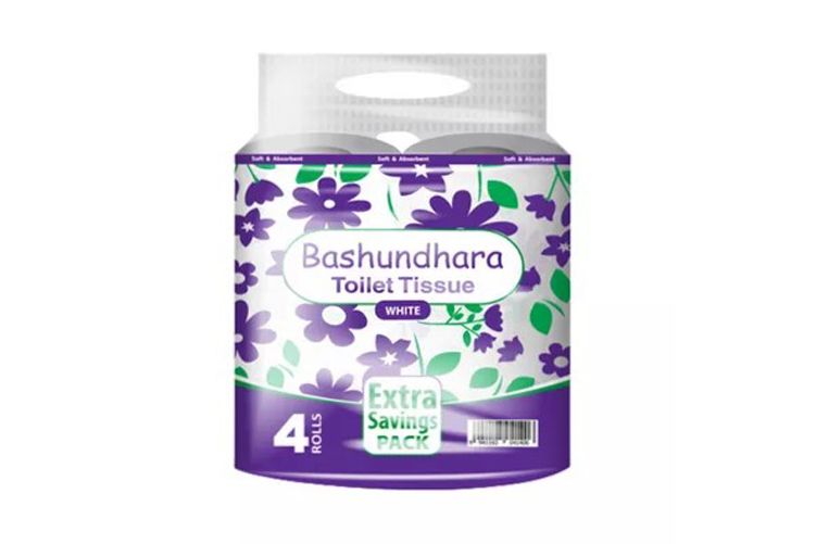Bashundhara Toilet Tissue White Extra Savings Pack