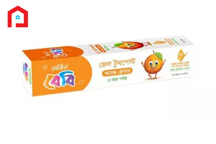 Meril Baby Gel Orange Toothpaste