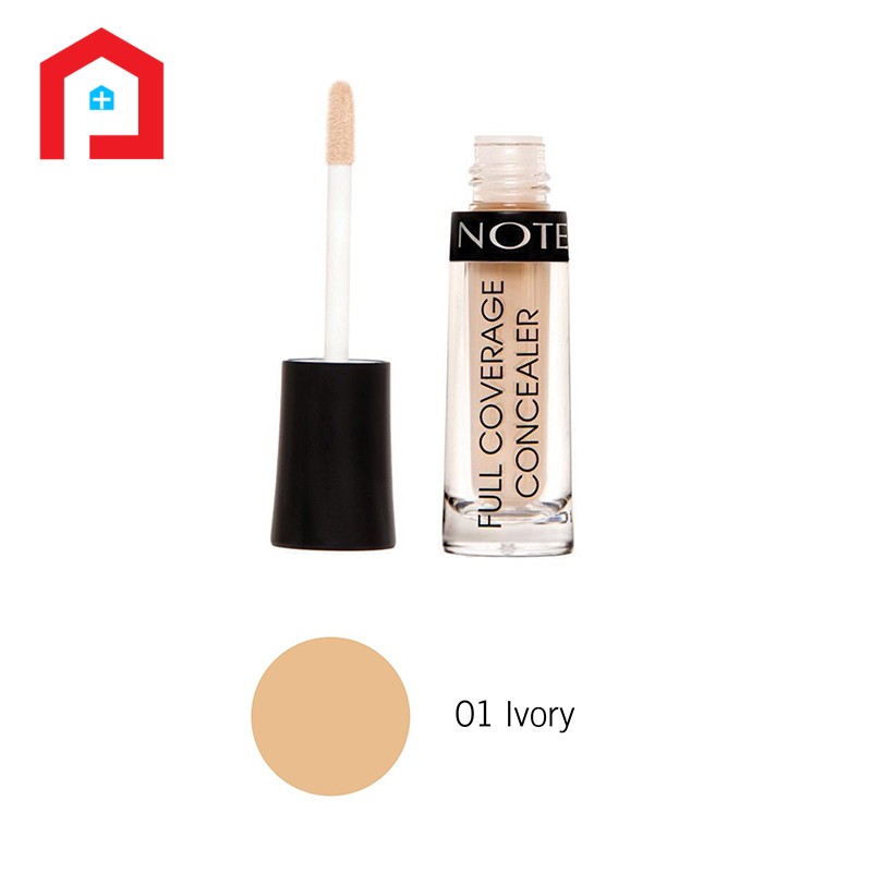 Note Full Coverage Liquid Concealer 01 Ivory