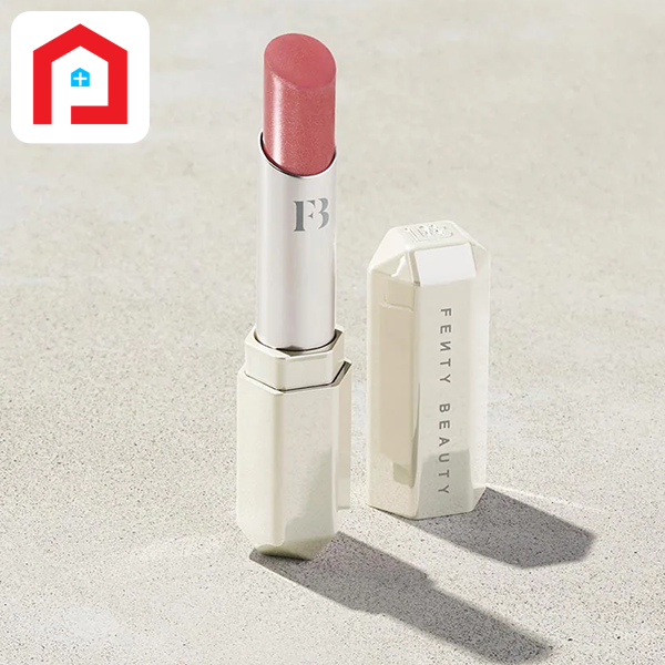 Fenty Beauty Sheer Shiny Lipstick-Retro Rose 06