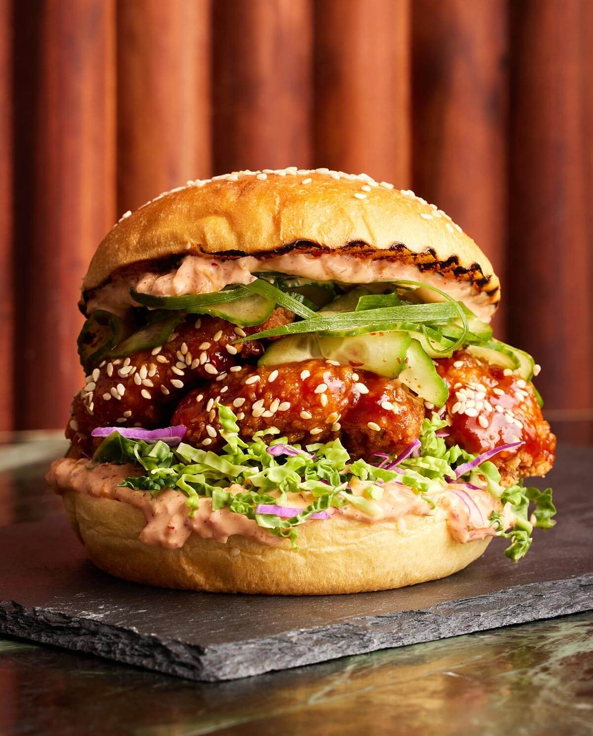 B.B.Q Chicken Burger