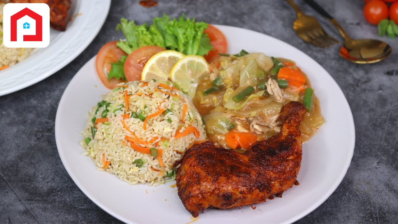 Fried Rice + Tandoori Chicken + Chinese Vegetables