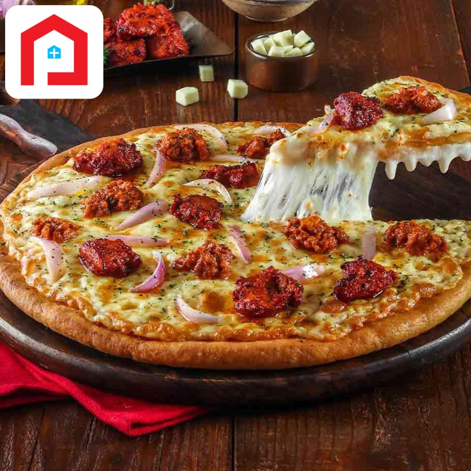 Cheese Blast Chicken Pizza