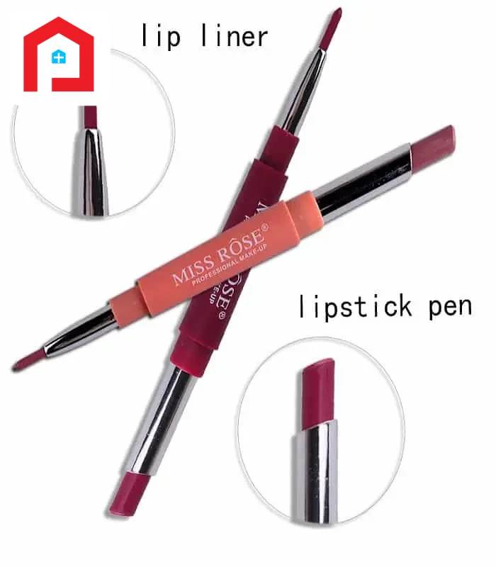 MISS ROSE 2 in 1 Velvet Matte Lipstick