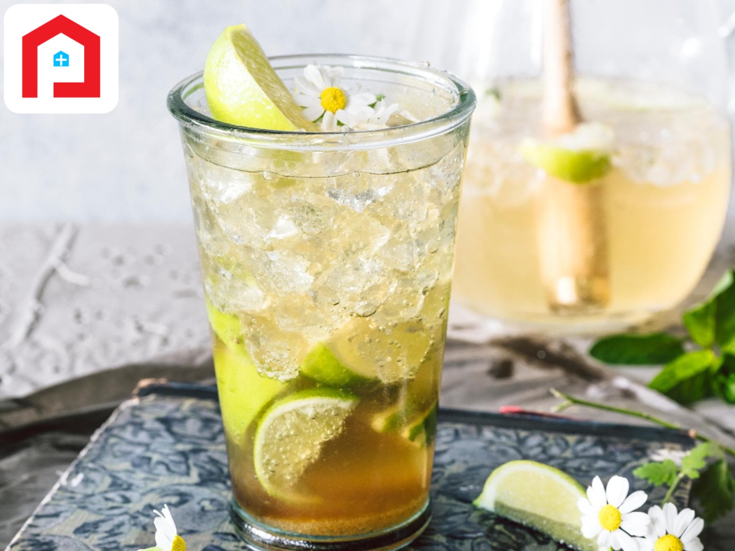 Caipirinha mocktail