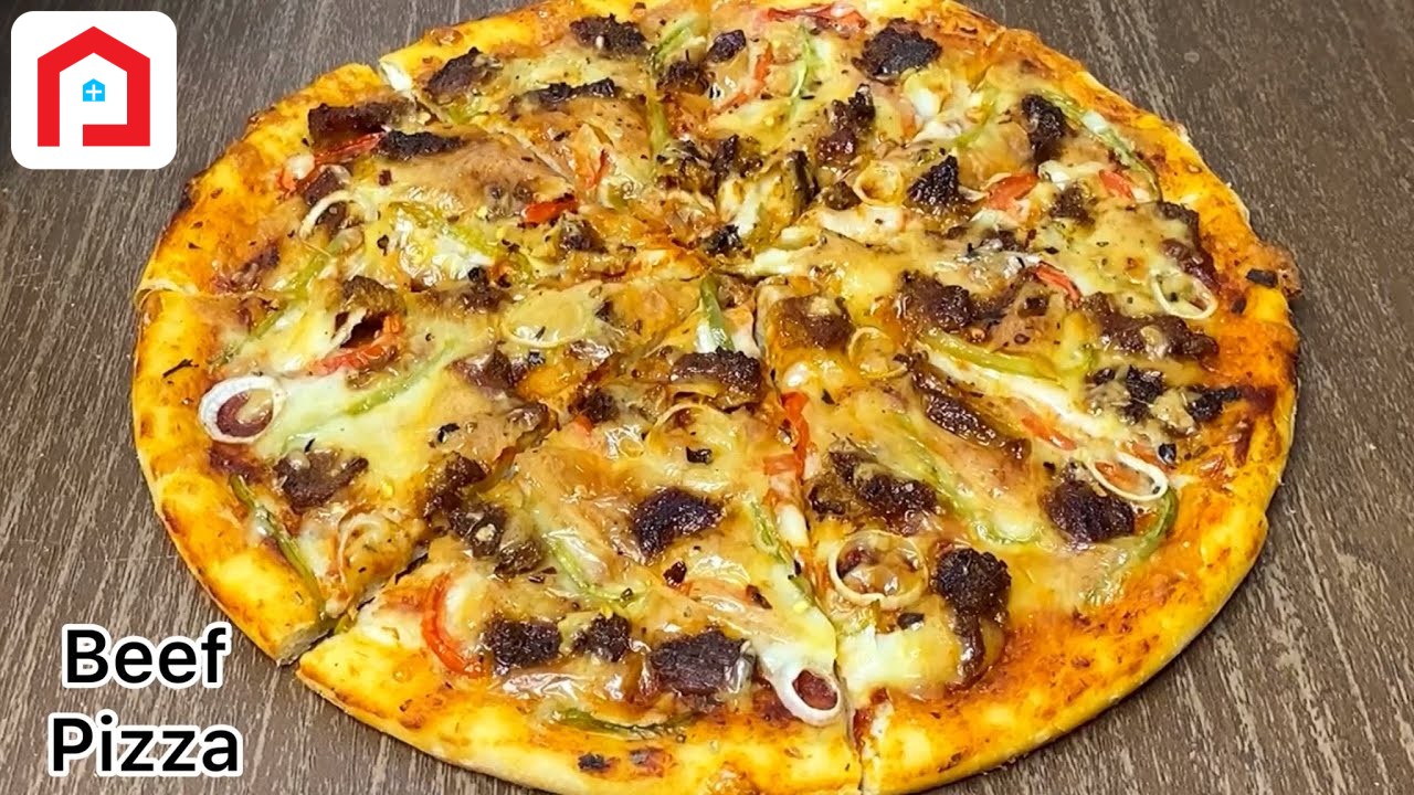Pizza Hall Special Beef Pizza