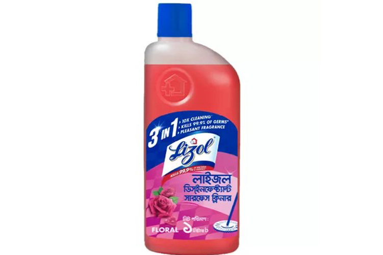 Lizol Floor Cleaner Floral Disinfectant Surface
