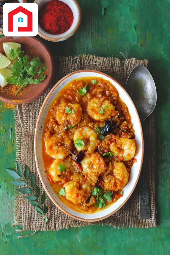 Masala prawn