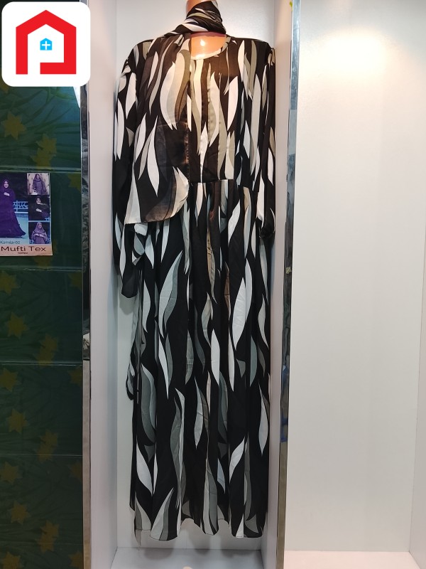 প্রিন্টের বোরখা