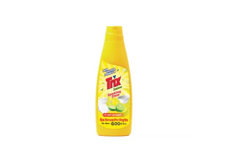 Trix Dishwashing Liquid Lemon Bottle