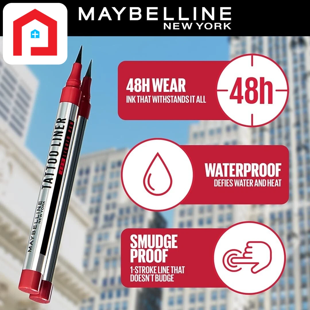 Maybelline – Tattoo Liner 48h Liquid Pen – Black