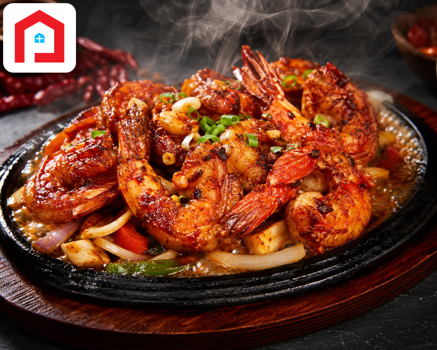 Spicy Prawn Sizzling