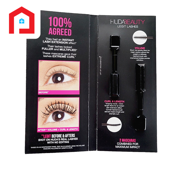 Huda Beauty Legit Lashes Double-Ended Mascara Sample Size