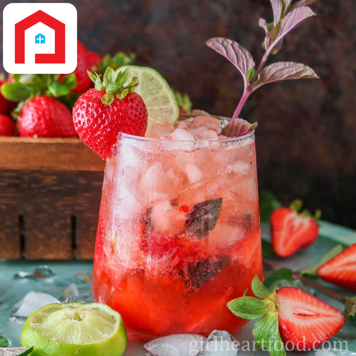 Strawberry Radline Mocktail