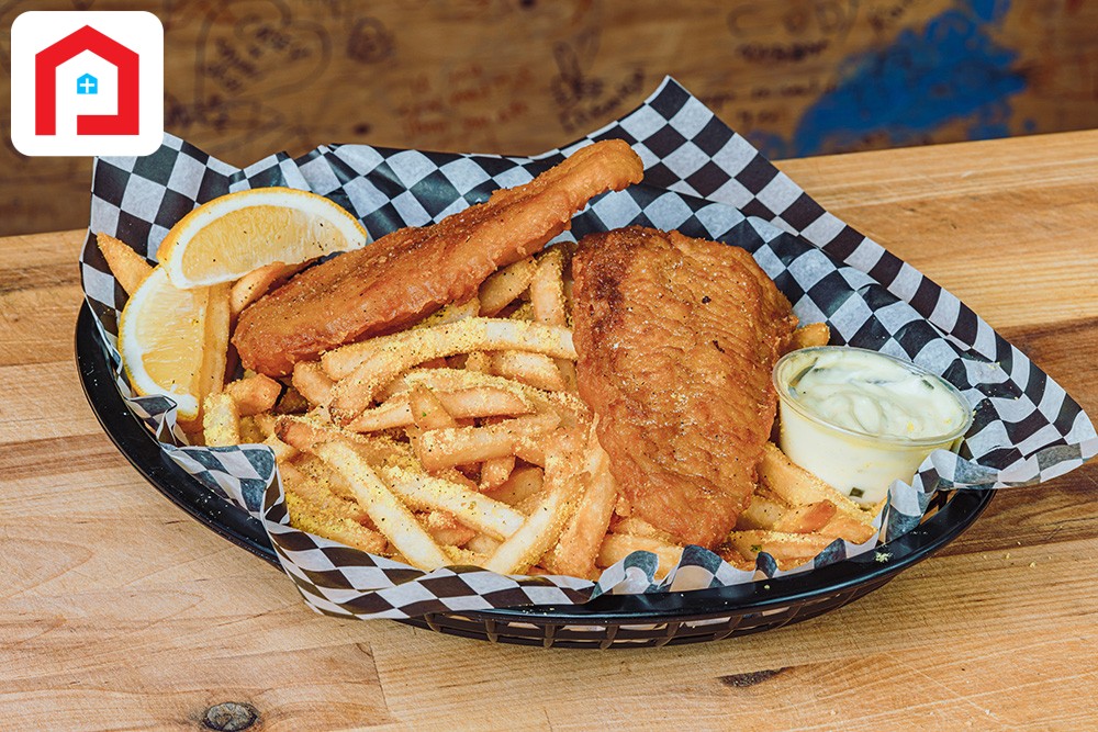 Fish and chips -2 pcs