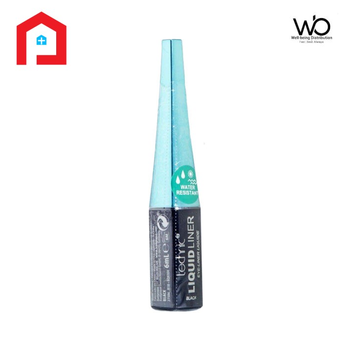Technic Waterproof Liquid Eyeliner - Black -Blue Cap 6ml