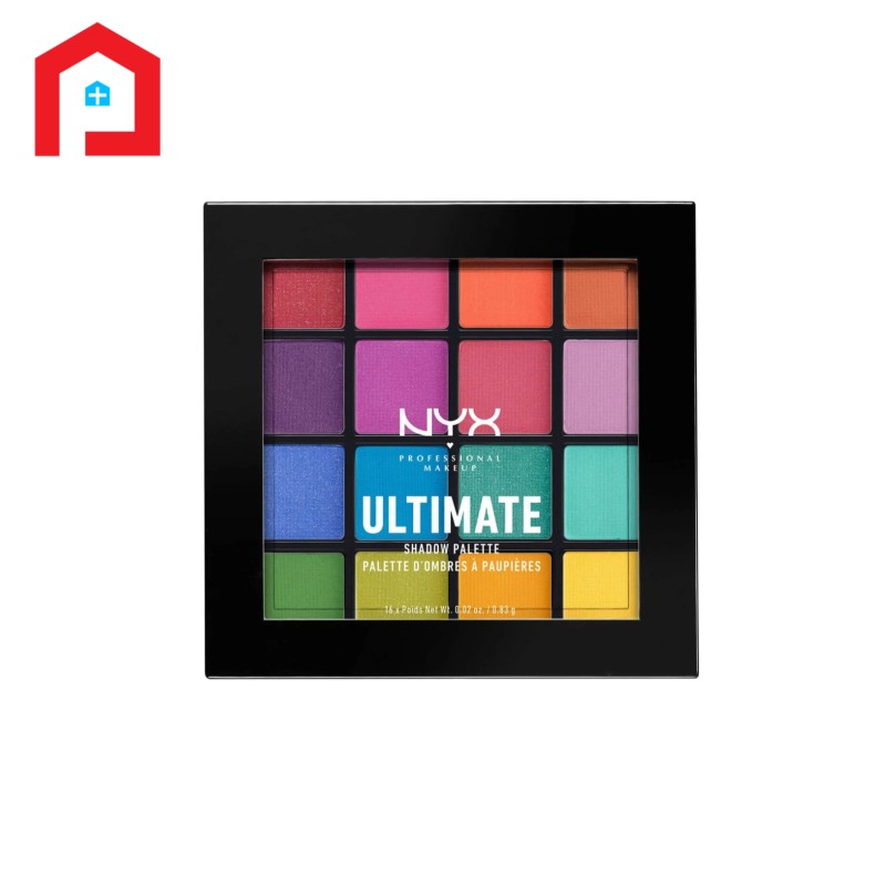 NYX Ultimate Shadow Palette Brights 16 Pan