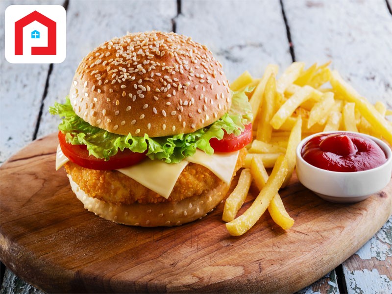 Chicken Sauce Burger