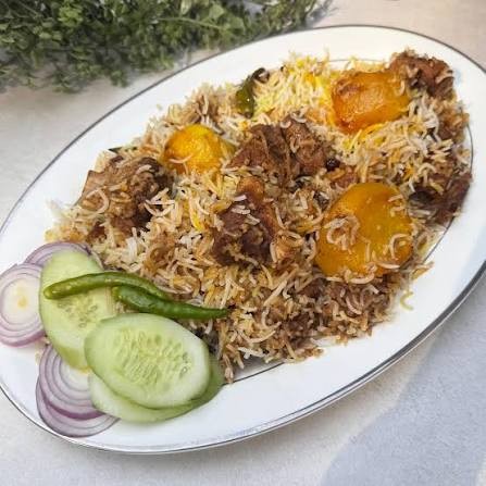 Mutton Kacchi Biriyani (Bashmoti)