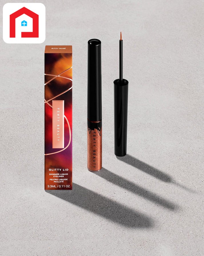 Fenty Beauty Glitty Lid Shimmer Liquid Eyeliner- Ritzy Rose