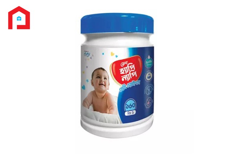 Fresh Happy Nappy wet wipes jar