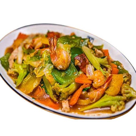 Thai Vegetable Chicken Prawn Mix