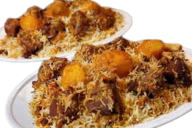 Basmati kacchi, Salad, Chutney