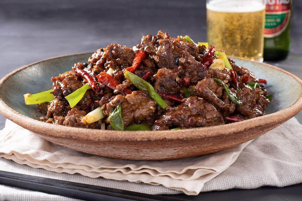 Schezwan Beef Masala