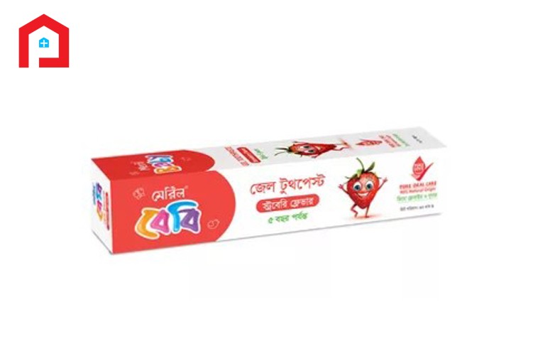 Meril Baby Gel Strawberry Toothpaste