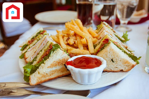 Club Sandwich (With French Fry)