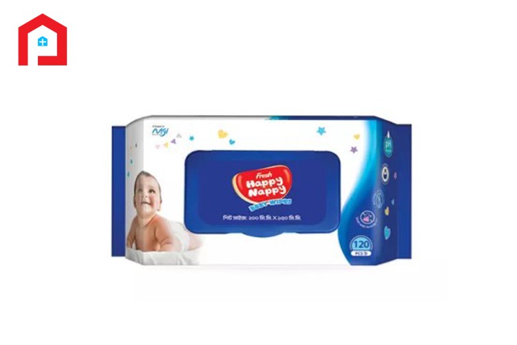 Fresh Happy Nappy wet wipes (pouch Pack)