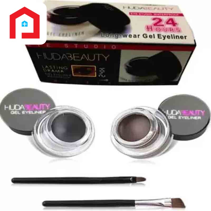 Huda Beauty gel eyeliner with brush 6g (black, white)