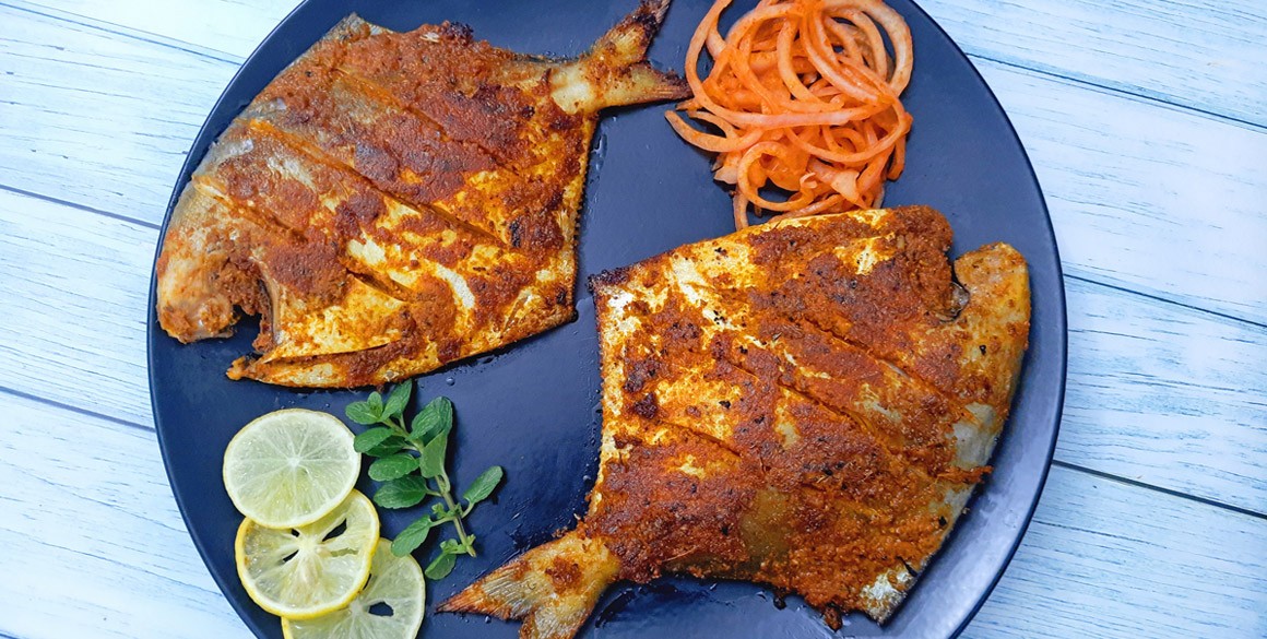 Pomfret Fried/Masala