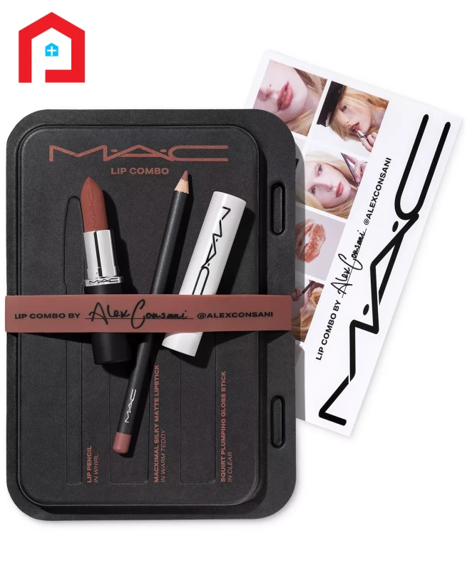 Mac Mac – 3-Pc. Lip Combo Set by Alex Consani