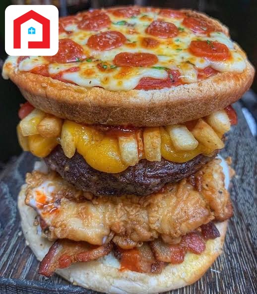 Pizza Chicken Burger