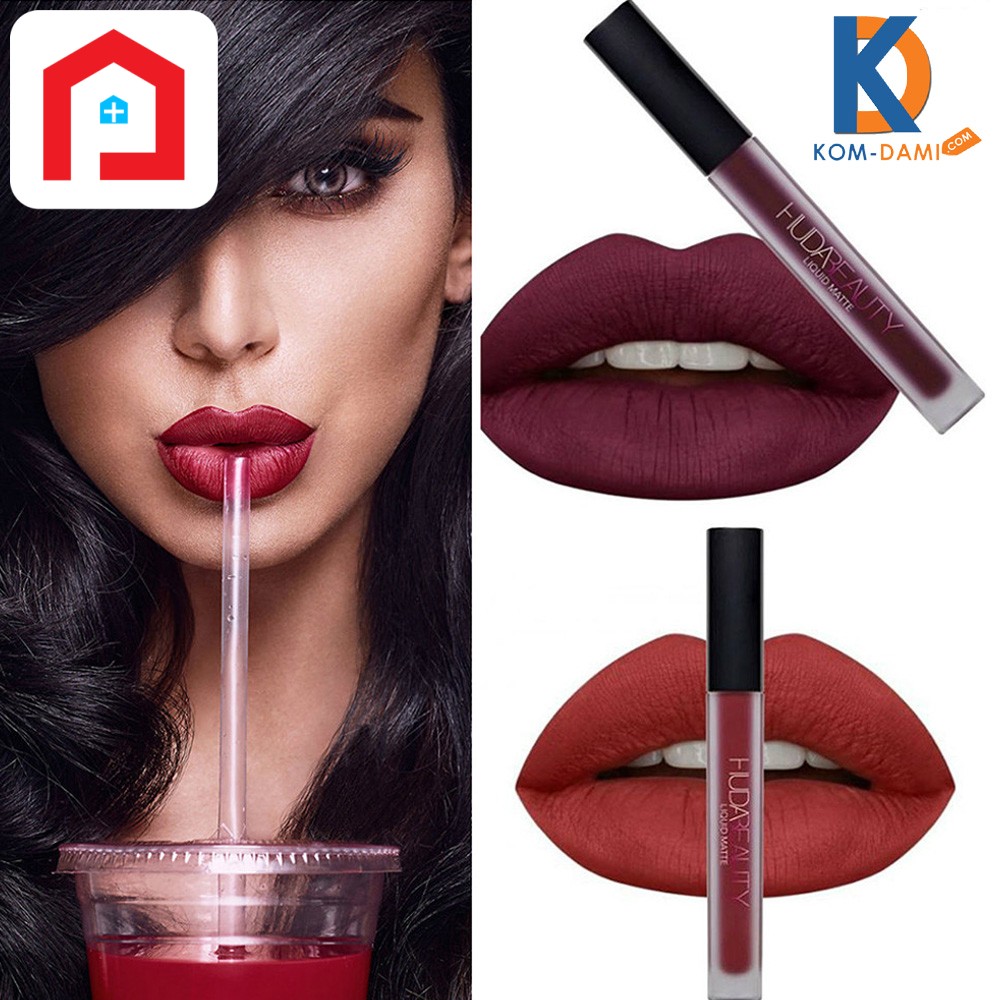 Huda Beauty Lip Gloss & Matte Lipstick 22 Color