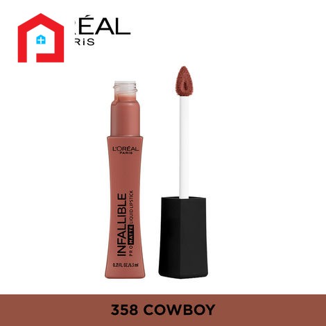 L'Oreal Paris Infallible Pro Matte Liquid Lipstick - Cowboy 358 (6.3 ml)