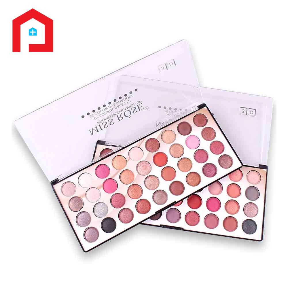 Miss rose 36 color waterproof eye shadow platte