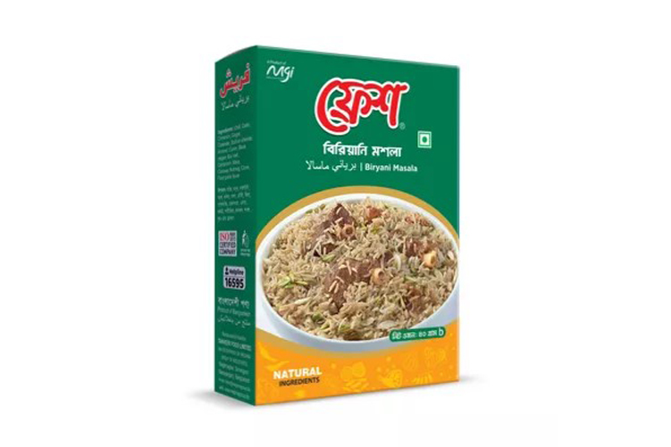 ফ্রেশ বিরিয়ানি মসলা