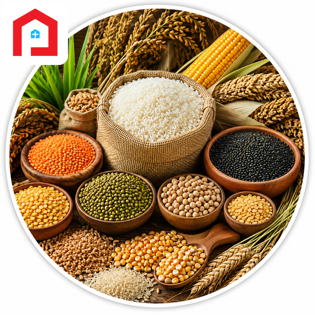 চাল, ডাল ও শস্যজাতীয়